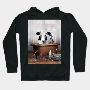 Cow in the Bathtub Hoodie